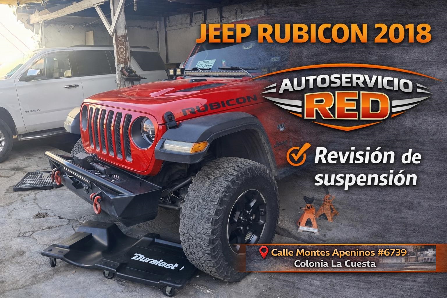 Jeep Rubicon 2018 Revisión de Suspensión